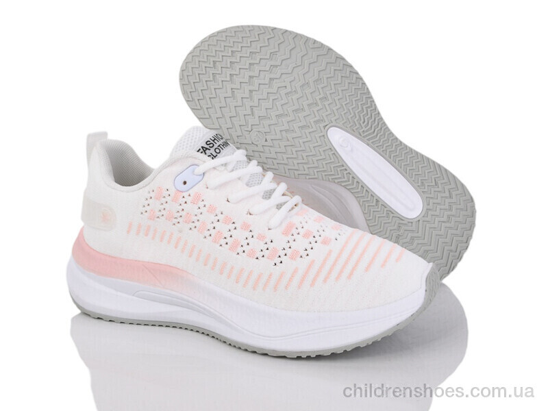 Кроссовки Violeta only one 182-52 white-pink