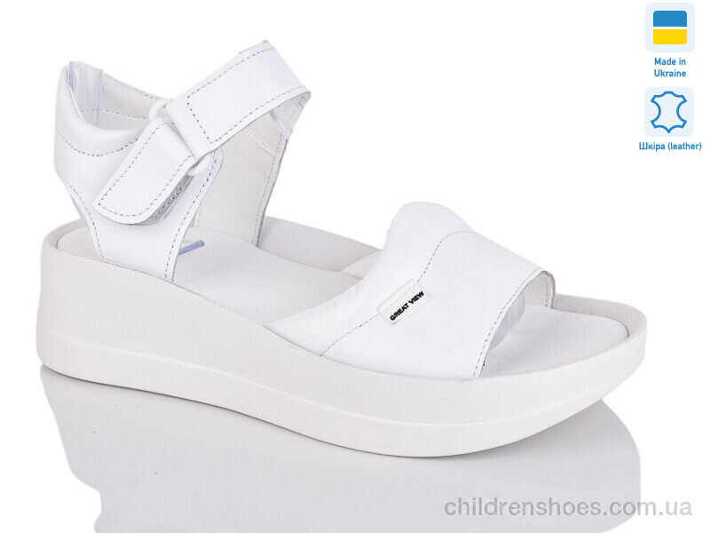 Босоножки No brand 261 білий к.