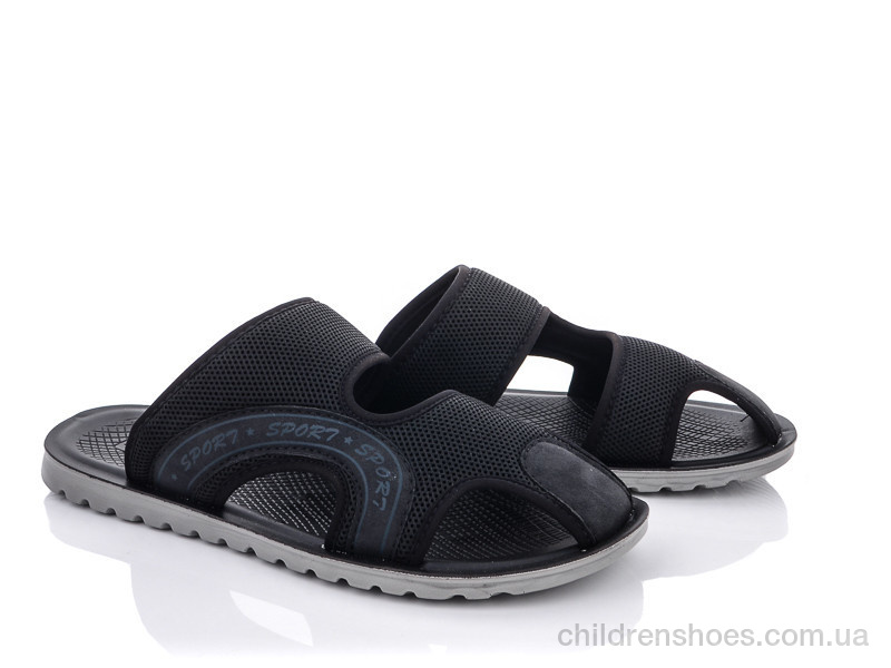 Шлепки M201-4 black Violeta / p. 40-45 / 8пар