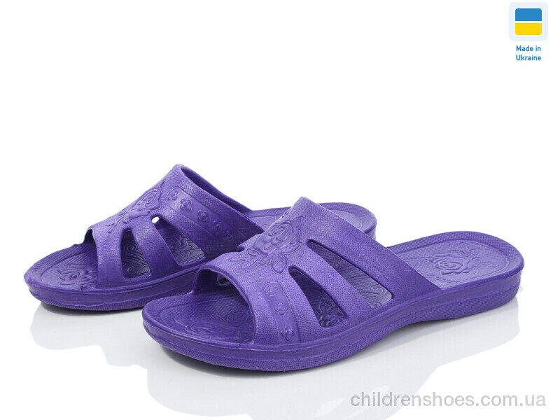 Шлепки женские Cross Cross SV007 троянда фіолет