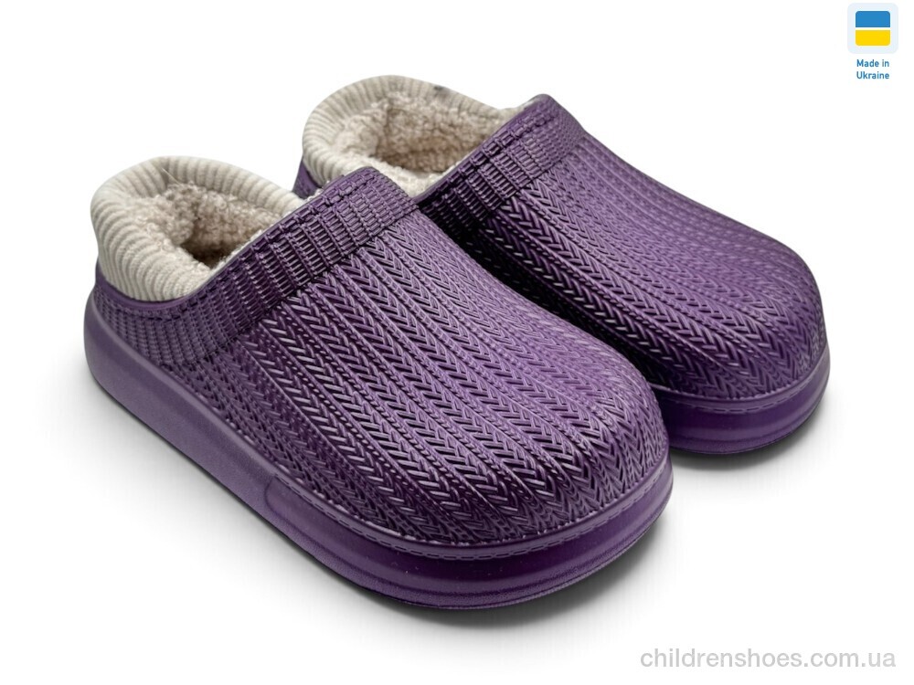 Галоши 6001 фіолетовий Rai shoes / p. 24-35 / 8пар