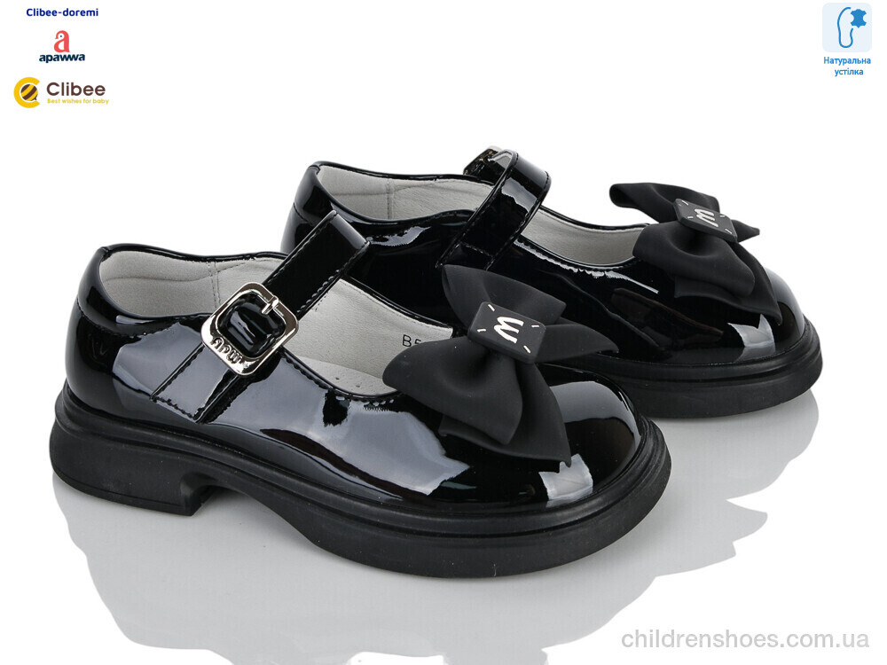Туфли AB5704-1 black Clibee-Doremi / p. 25-30 / 8пар