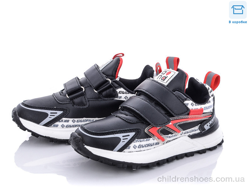Кроссовки Clibee L230A black-red