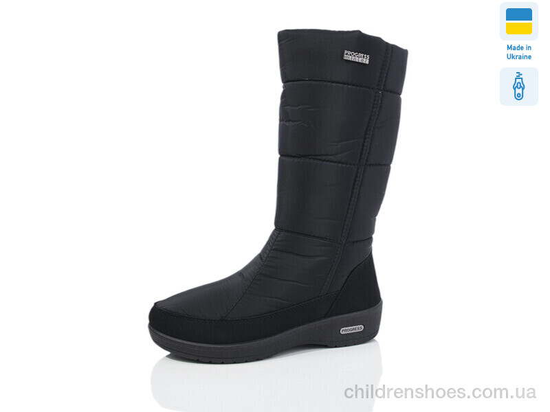 Дутики N2002 чорний Lot Shoes / p. 37-41 / 6пар