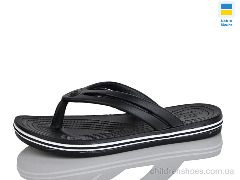 Шлепки 257 чорний Lot Shoes / p. 37-41 / 8пар