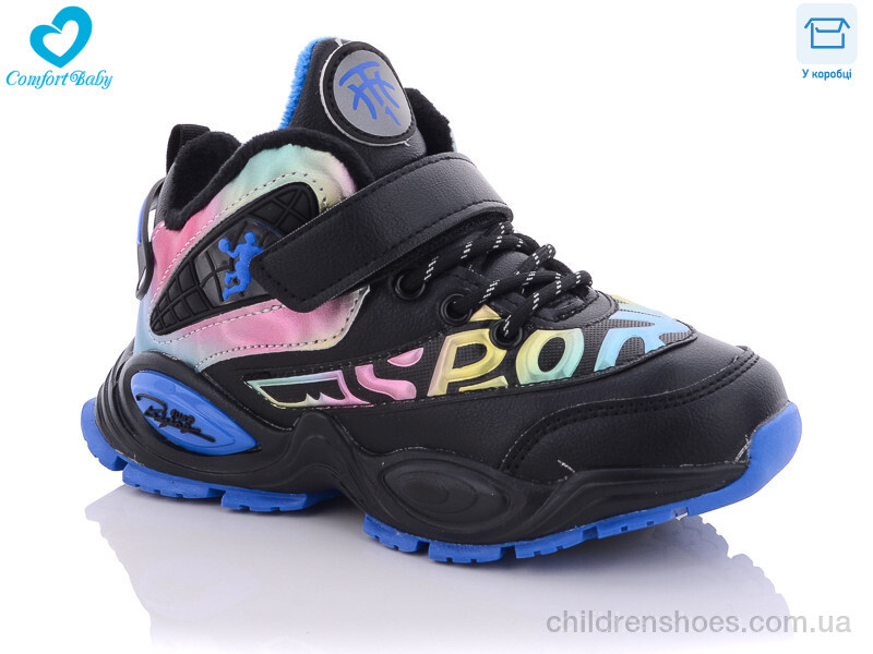 Кроссовки 39358 ч-синій Comfort-baby / p. 31-36 / 8пар