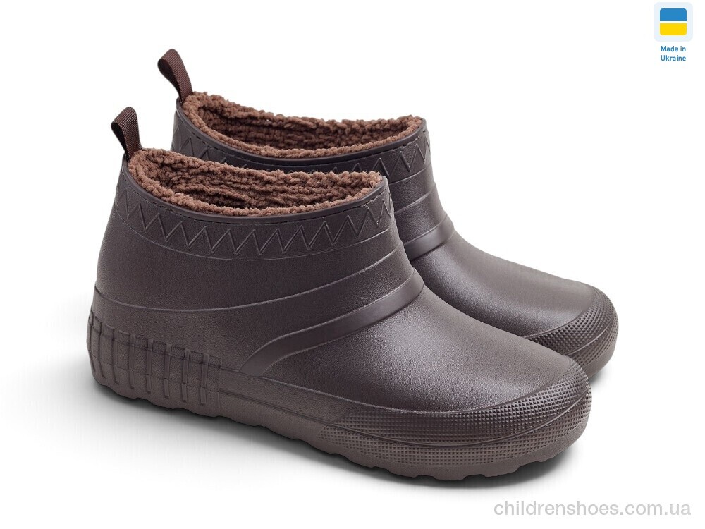 Галоши D40 Ch шоколадний Rai shoes / p. 37-41 / 6пар