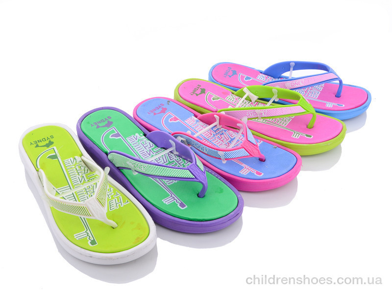 Шлепки женские Sydney 653A-7 mix