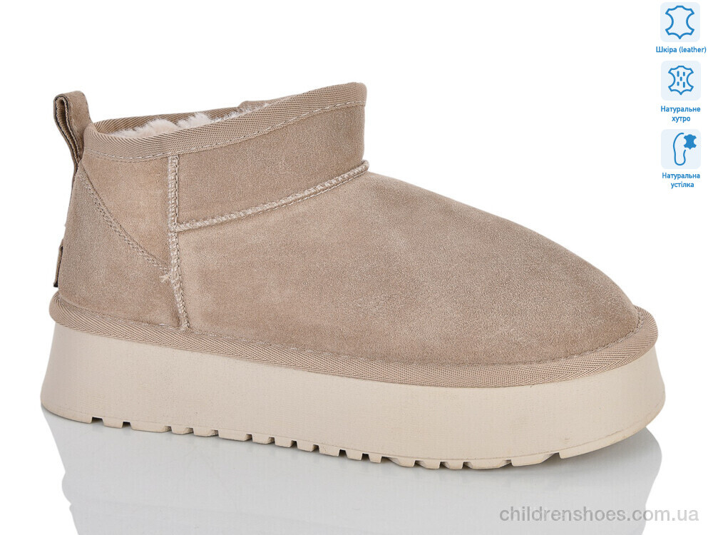 Угги M6118-4 khaki DINO ALBAT / p. 36-41 / 8пар