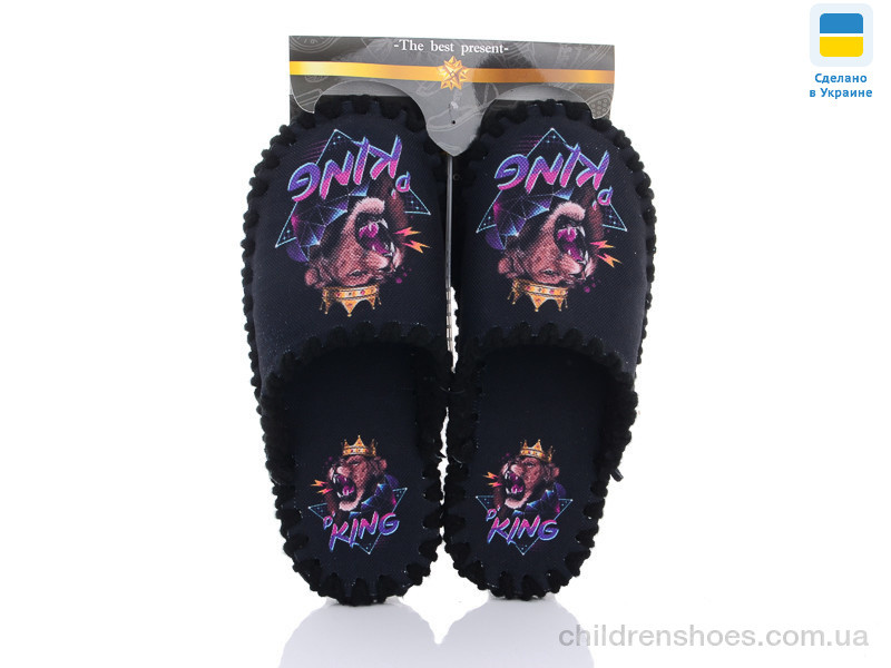 Тапки Vends 0528 чорний