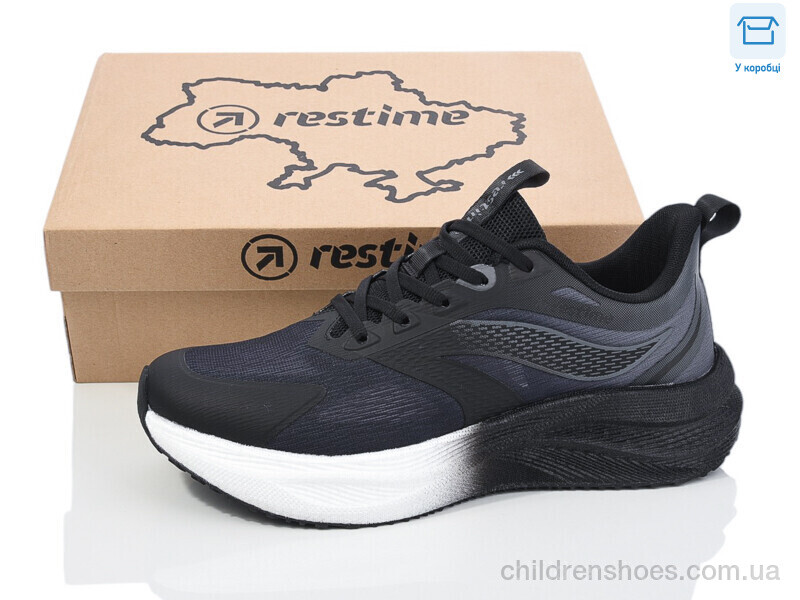 Кроссовки Restime AML25446 black-grey