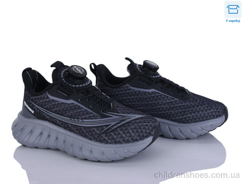 Кроссовки Apawwa ABC2063R black-grey