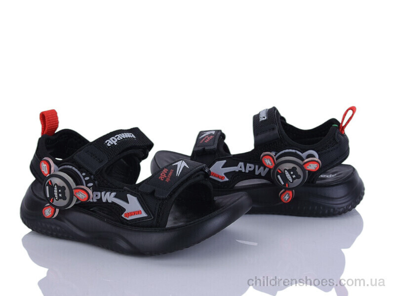 Сандалии Apawwa Z2430-1 black-red