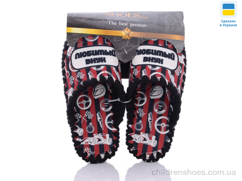 Тапки Vends 0909 бордовий