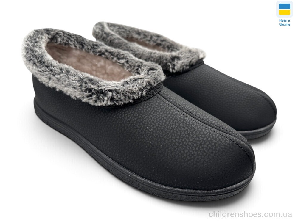 Тапки 2205 чорний Rai shoes / p. 37-42 / 12пар