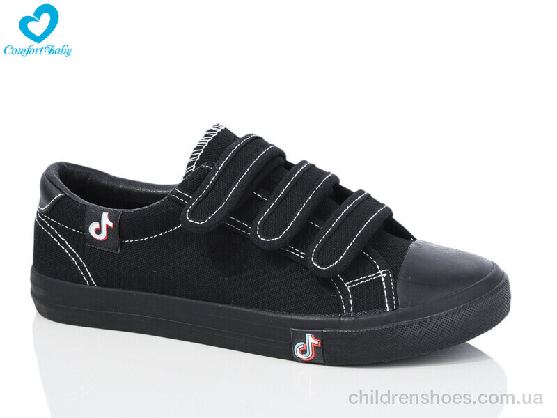 Кеды 289 чорний Comfort-baby / p. 36-40 / 6пар