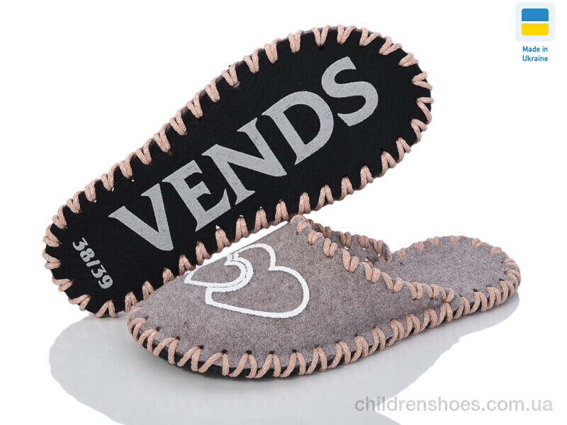 Тапки Vends 293W т.беж