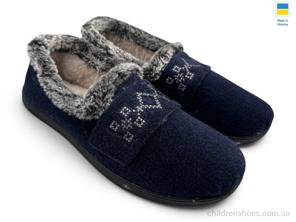 Тапки 2210 синій Rai shoes / p. 37-42 / 12пар