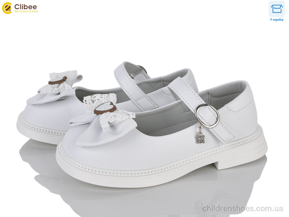Туфли DC809-2 white Clibee / p. 31-36 / 6пар