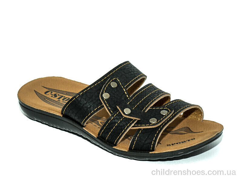 Шлепки детские Waldem ДМ030 черный