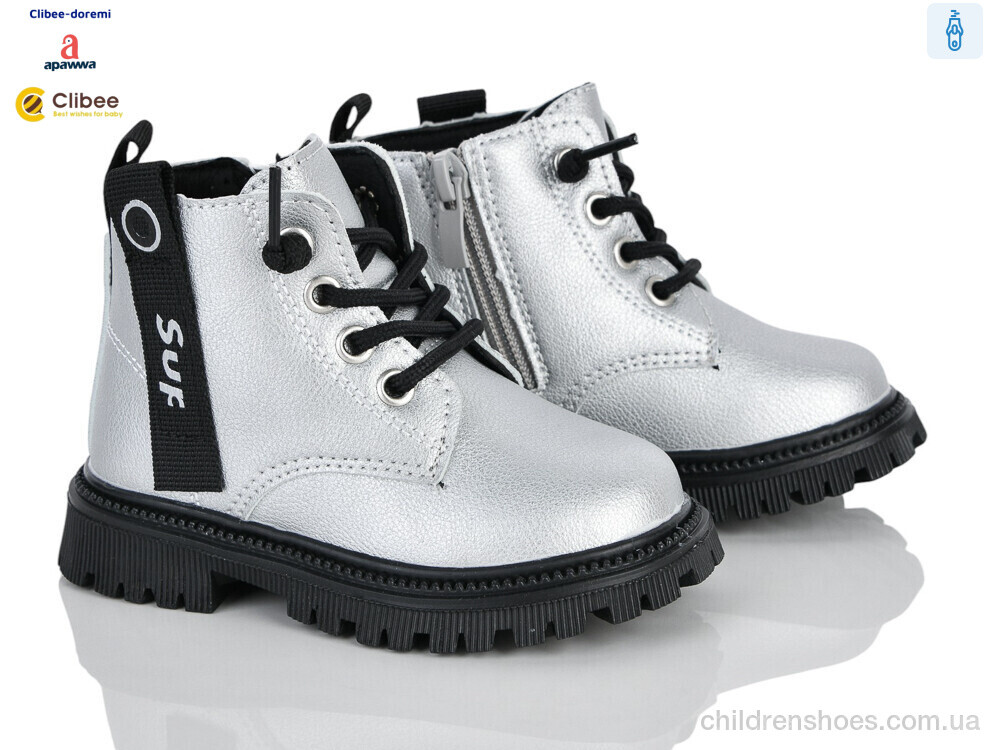Ботинки ABC(P)710-1 silver Clibee-Doremi / p. 21-25 / 5пар