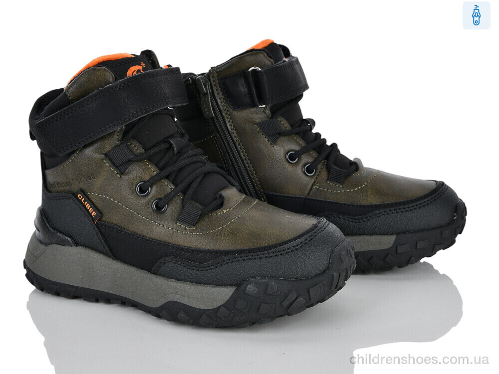 Ботинки HC541 a.green-orange Clibee-ShoSho / p. 32-37 / 6пар