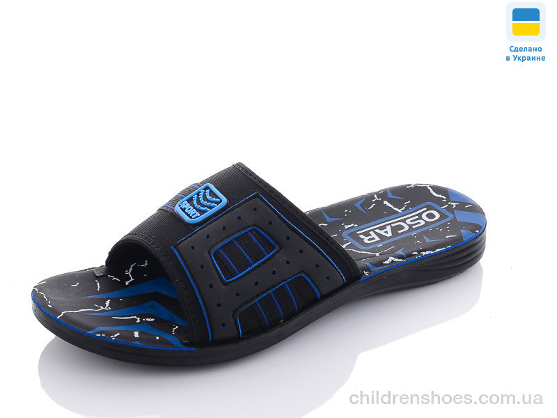 Шлепки Oscar S32 blue