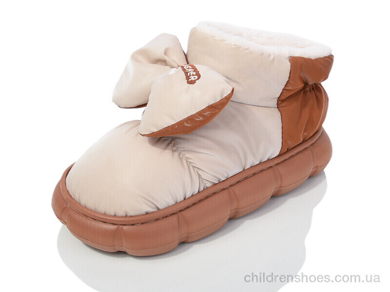 Тапки No brand J0264 коричневий