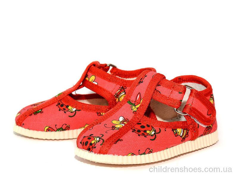 Тапки Slippers 1009 красный девочка