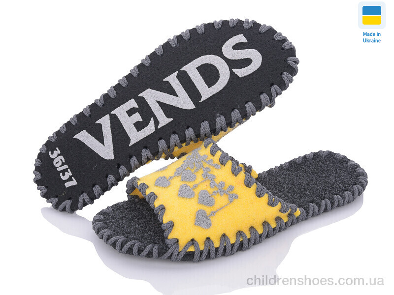 Тапки Vends 244W жовтий