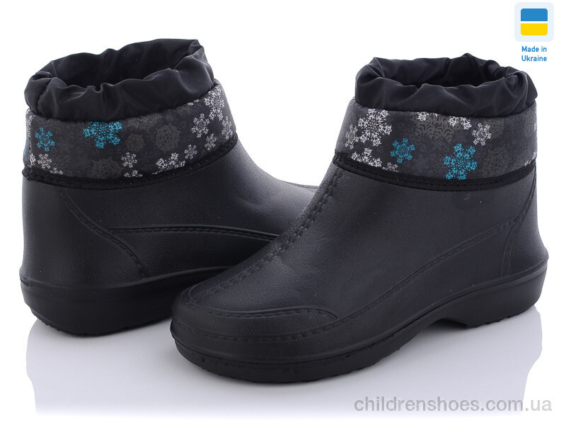 Галоши Кредо Кредо Укр. 2032-1 черн флис