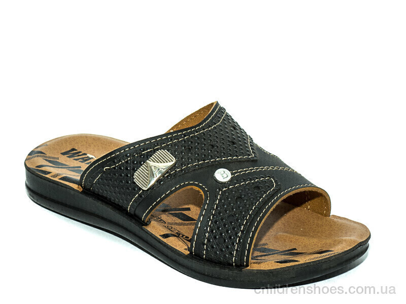 Шлепки детские Waldem ДМ036 черный