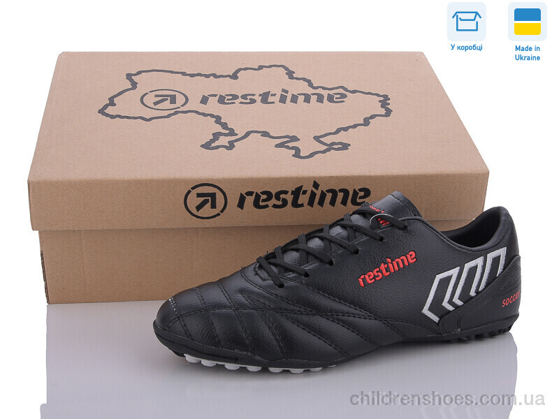 Футбольная обувь Restime DWB24128-1 black-red