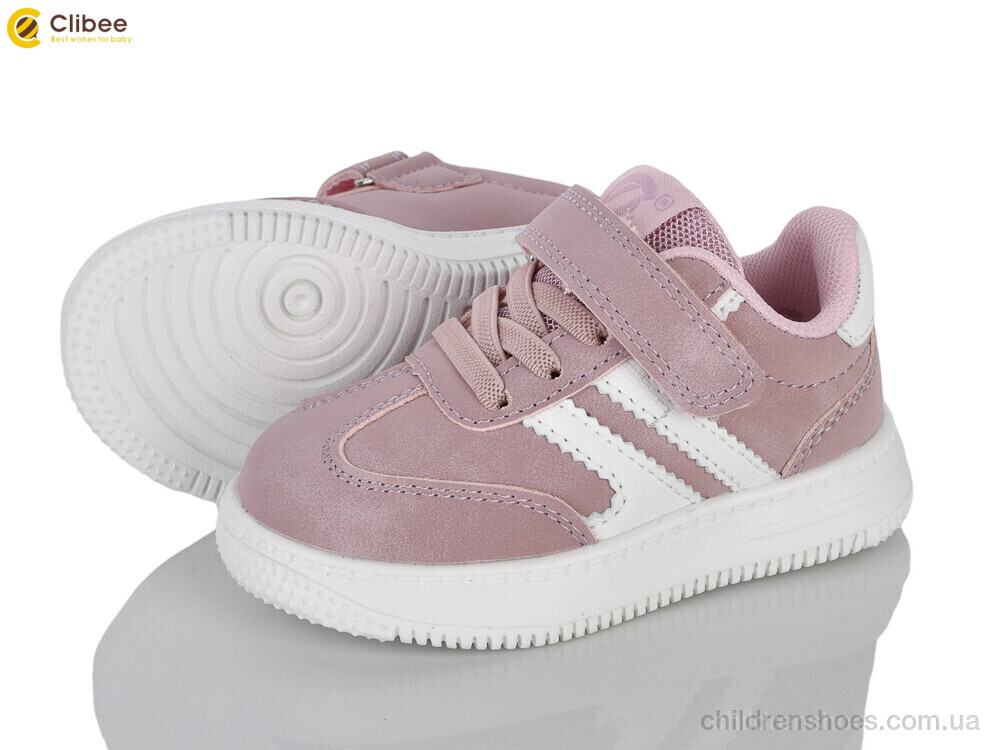 Кроссовки EA785-3 pink-white Clibee / p. 21-26 / 6пар