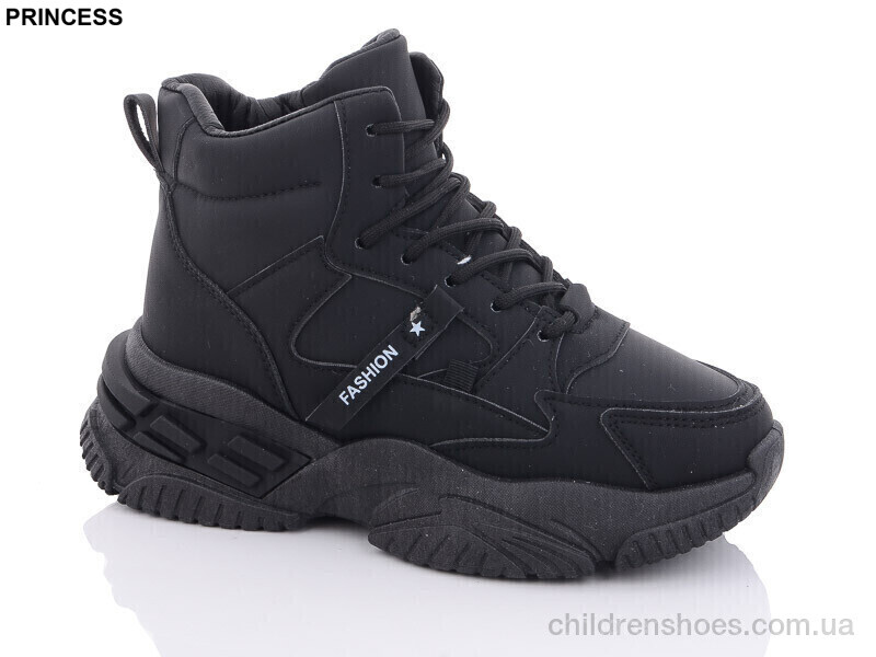 Ботинки D26 black Princess / p. 36-41 / 8пар