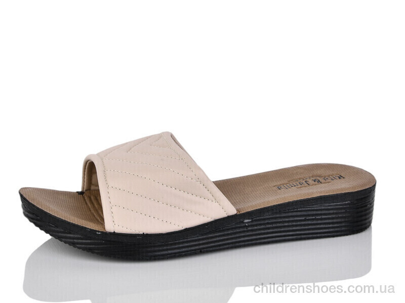 Шлепки женские Rita&Jamila 3001-4 beige