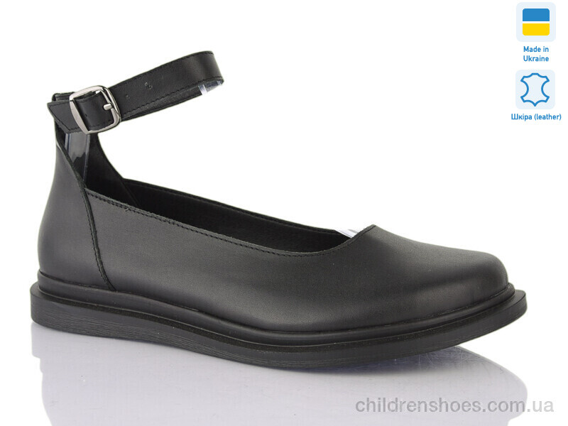 Туфли No brand 24 чорний к.