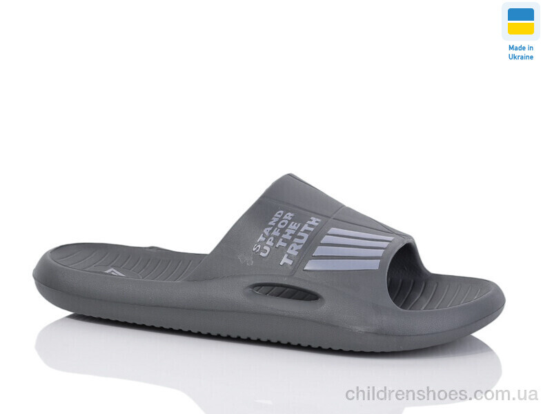Шлепки N141 графіт Lot Shoes / p. 41-45 / 8пар