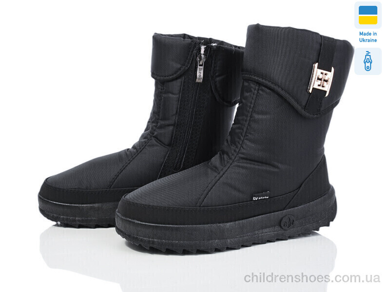 Дутики SV 702-2 чорний