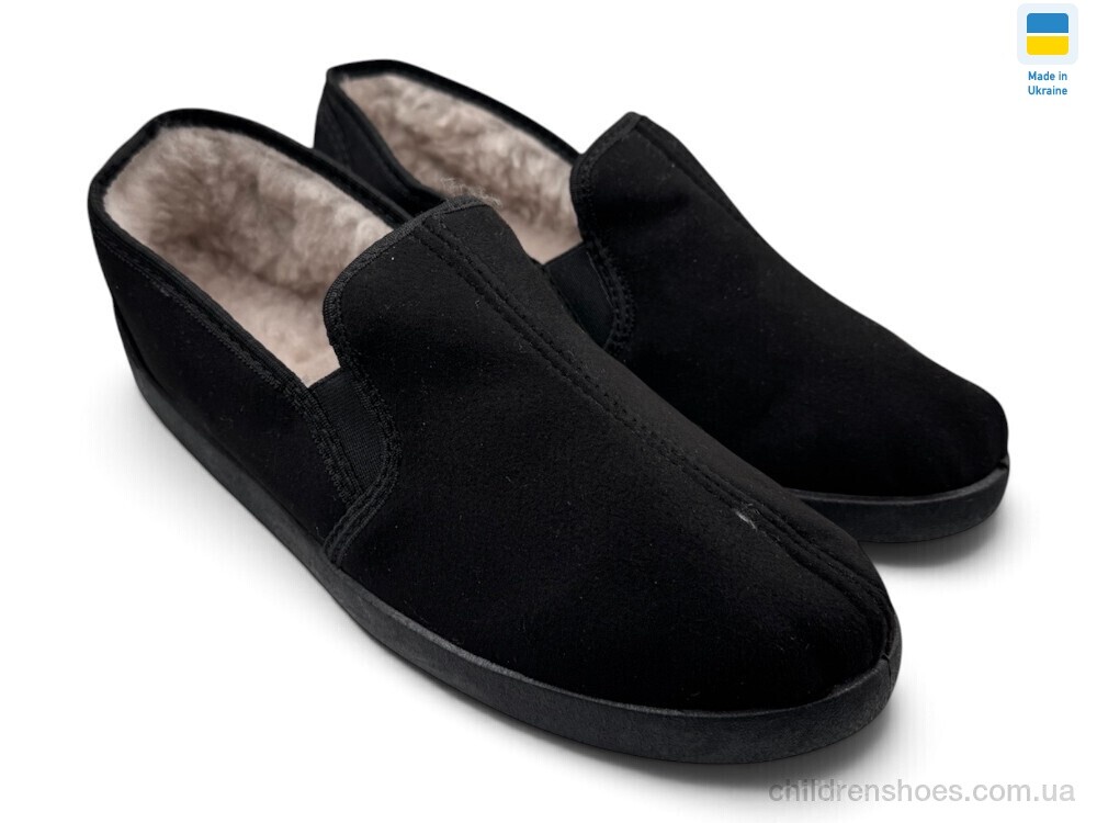 Тапки 305 чорний Rai shoes / p. 41-46 / 12пар