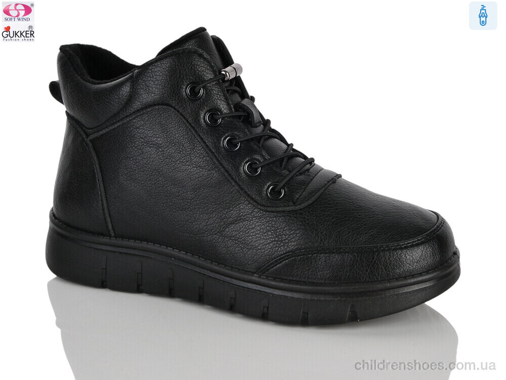Ботинки YK4130 black Gukkcr / p. 36-41 / 8пар