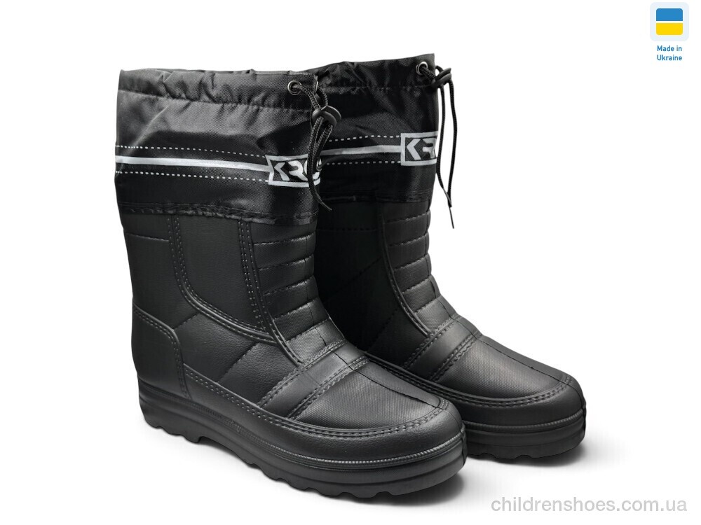 Сапоги из пены Б01 чорний Rai shoes / p. 41-45 / 12пар