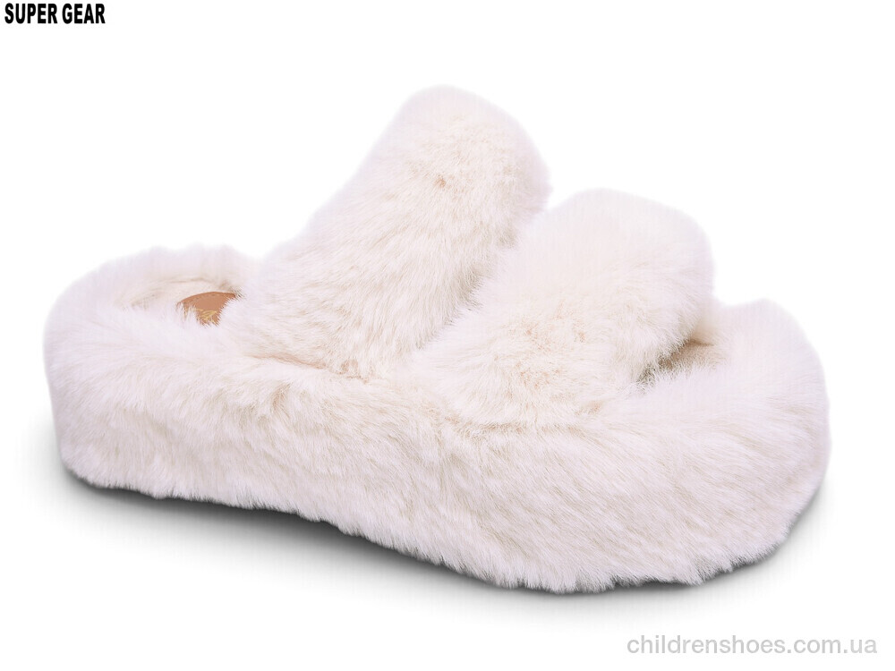 Тапки CA08 white Super Gear / p. 36-40 / 8пар