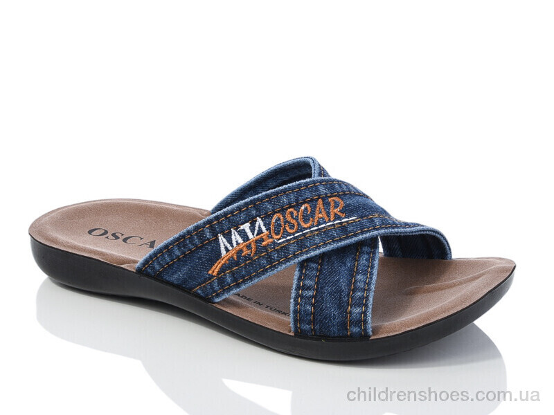 Шлепки Oscar 6 синій