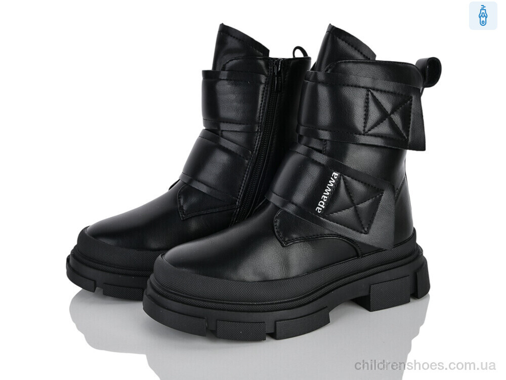 Ботинки ABD1593R-1 black Clibee-ShoSho / p. 33-38 / 8пар