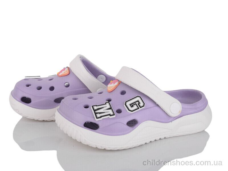 Кроксы No brand 7041-1 violet