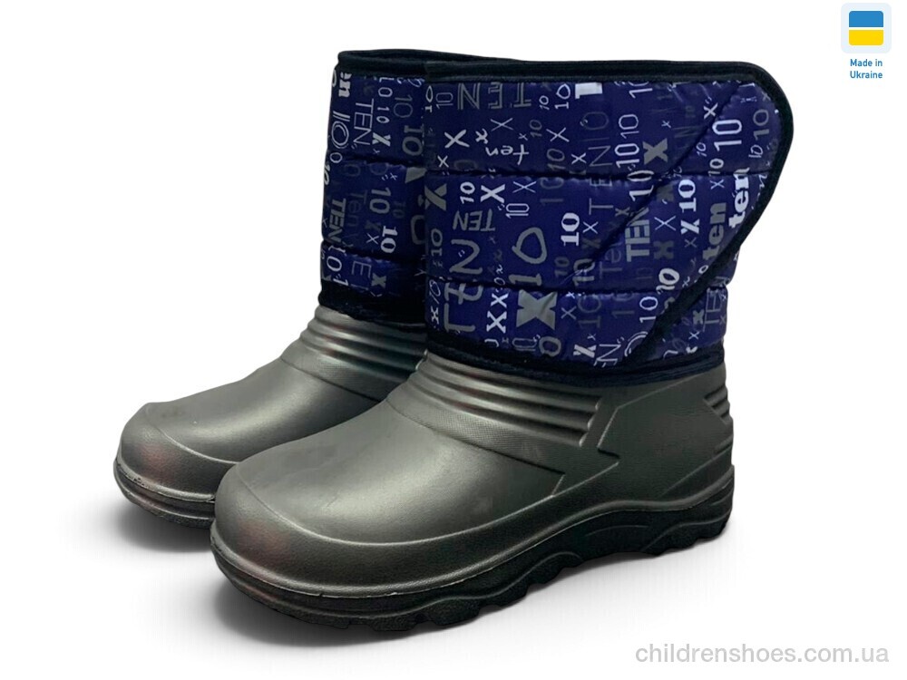 Сапоги из пены DC8-6 чорний Rai shoes / p. 28-37 / 8пар