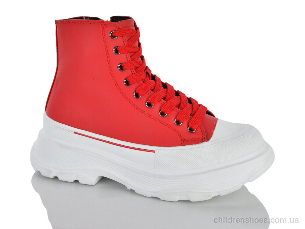 Ботинки 166-31 red-white DINO ALBAT / p. 36-41 / 8пар