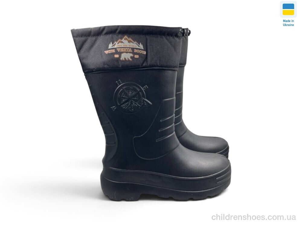 Сапоги из пены P2-2 чорний Rai shoes / p. 41-45 / 6пар