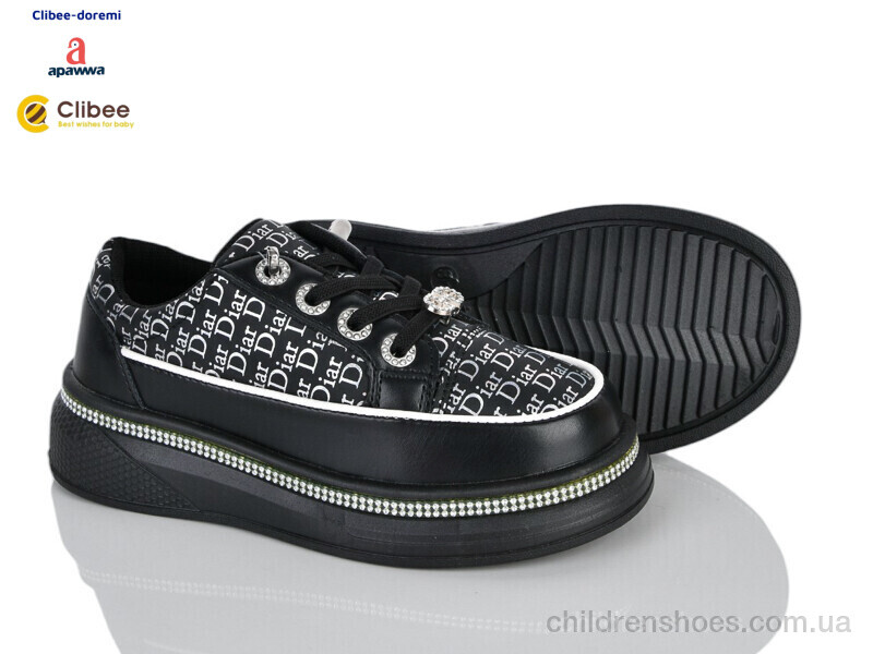 Кроссовки ABC2220 black Clibee-Doremi / p. 31-36 / 8пар